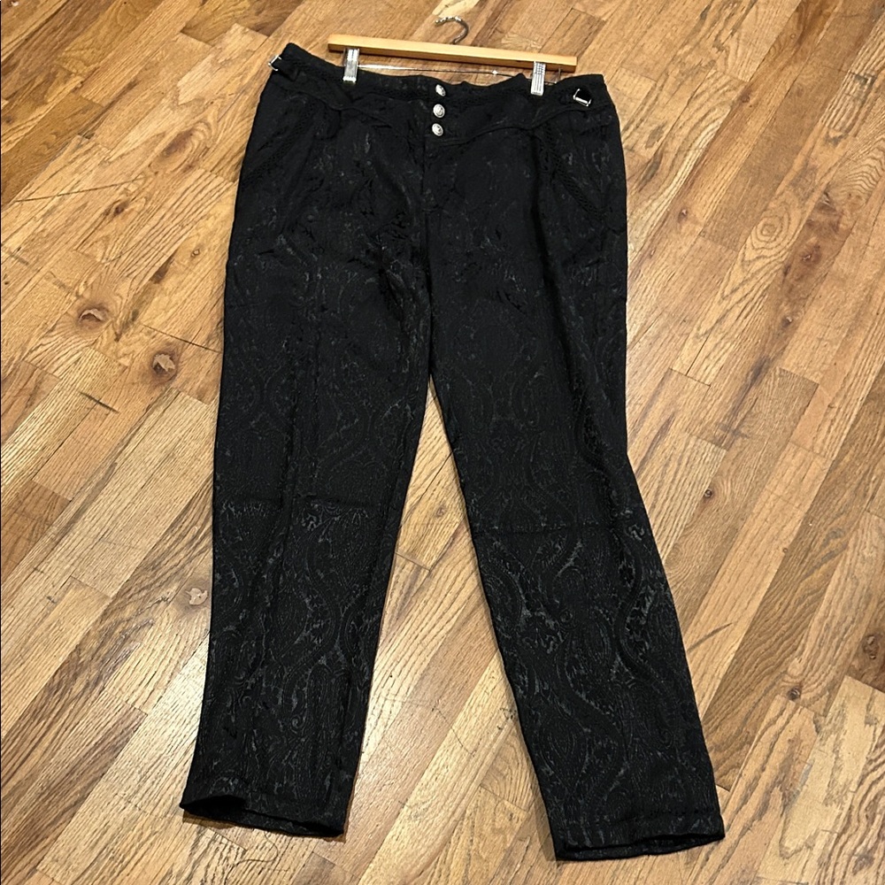 VATPAVE Mens Gothic Pants Cosplay Costume Trousers Steampunk Victorian Pants